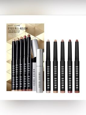 Bobbi Brown All Aglow Cream Shadow Stick Set - Neutral & Rose Shades